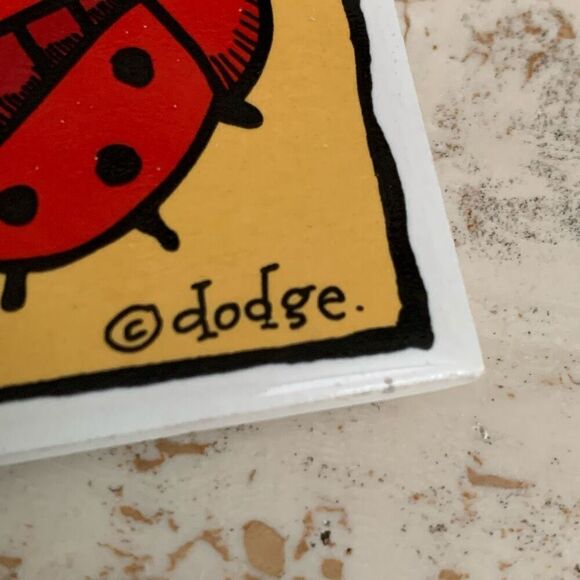 Lady Bug & Bubble bee trivet coaster by Ursala Dodge from Starbucks - Picture 8 of 8